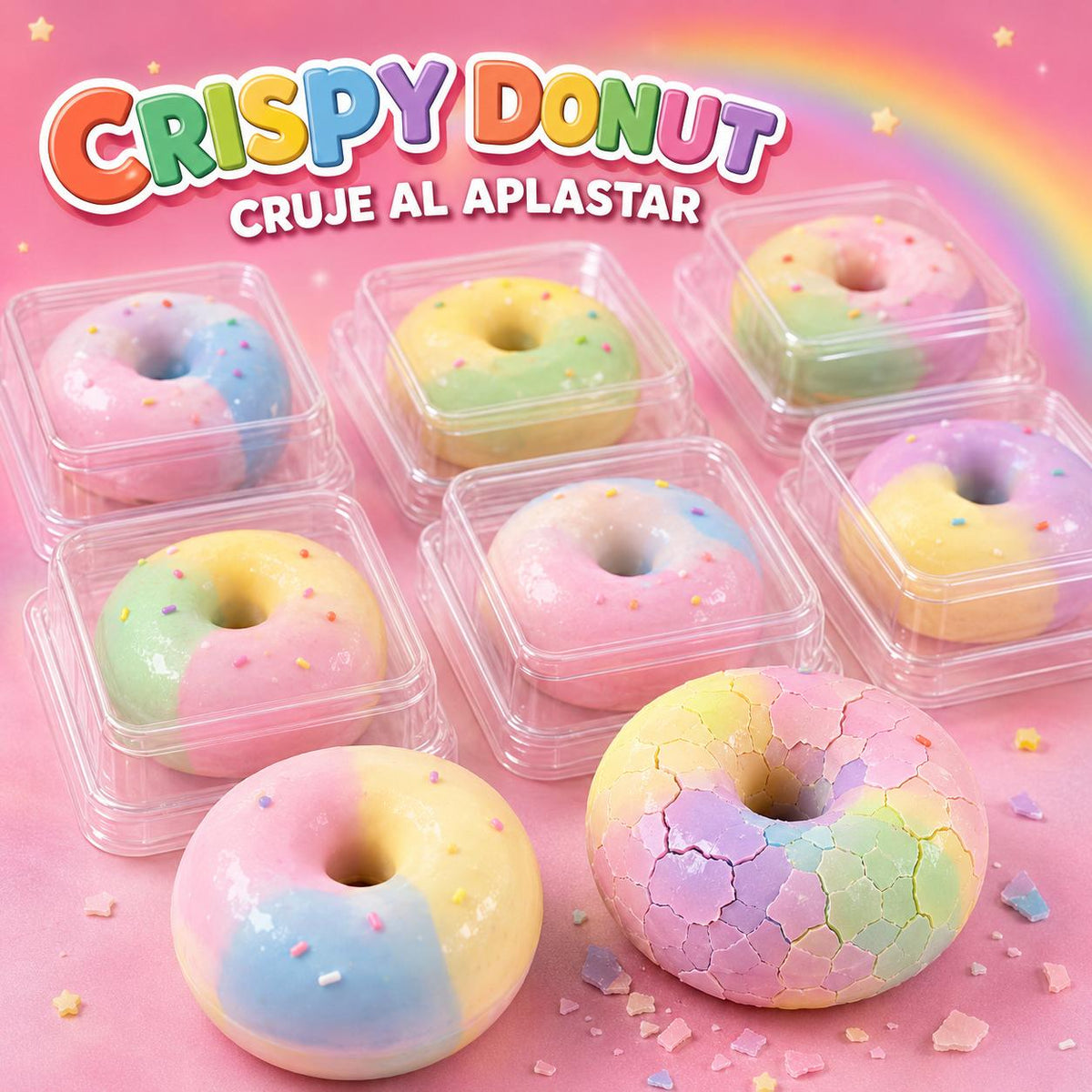 Dona Squishy Cubierta de Cera – Juguete Sensorial Antiestrés