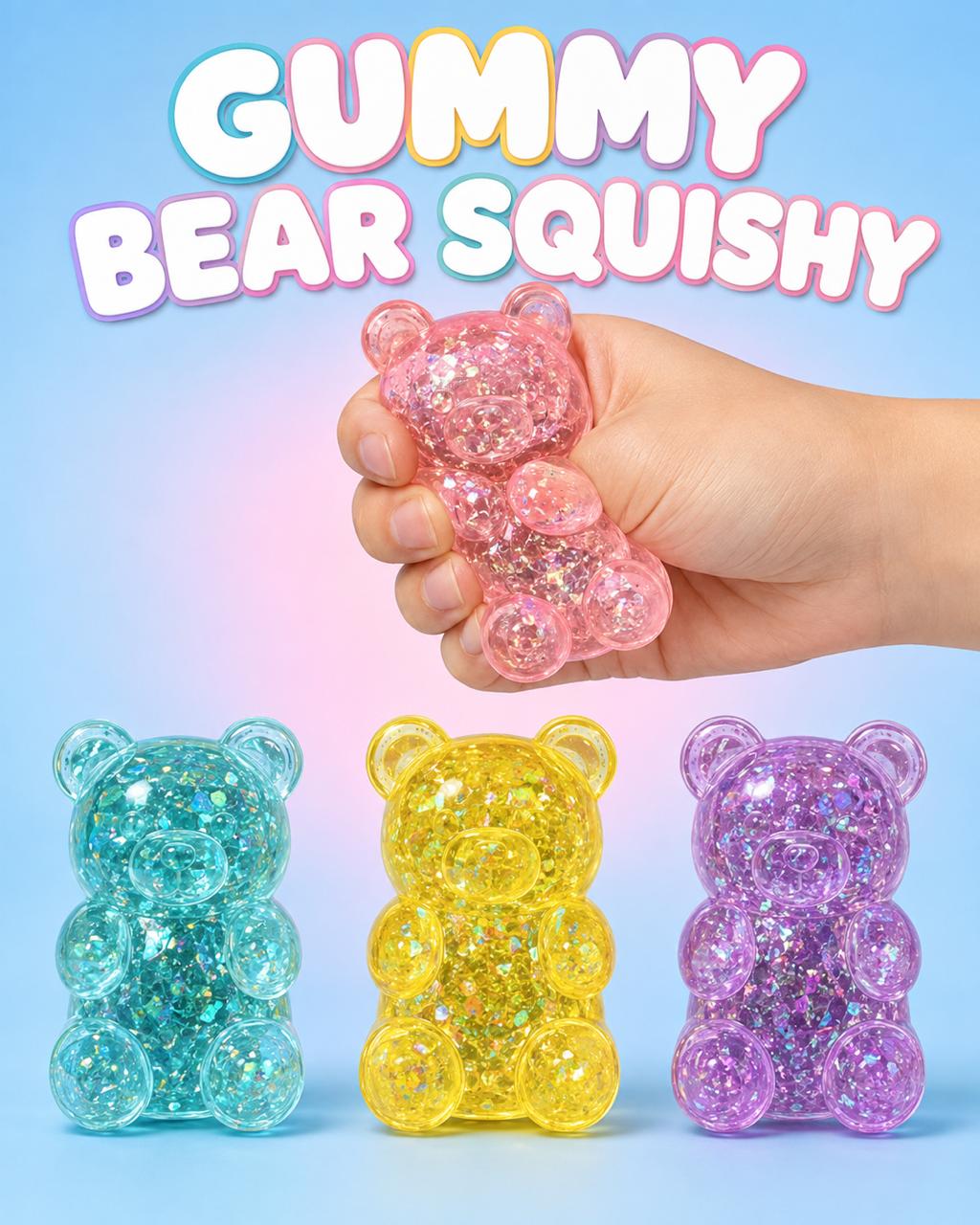 Gummy Bear Squishy – Juguete Sensorial Antiestrés Tipo Needoh