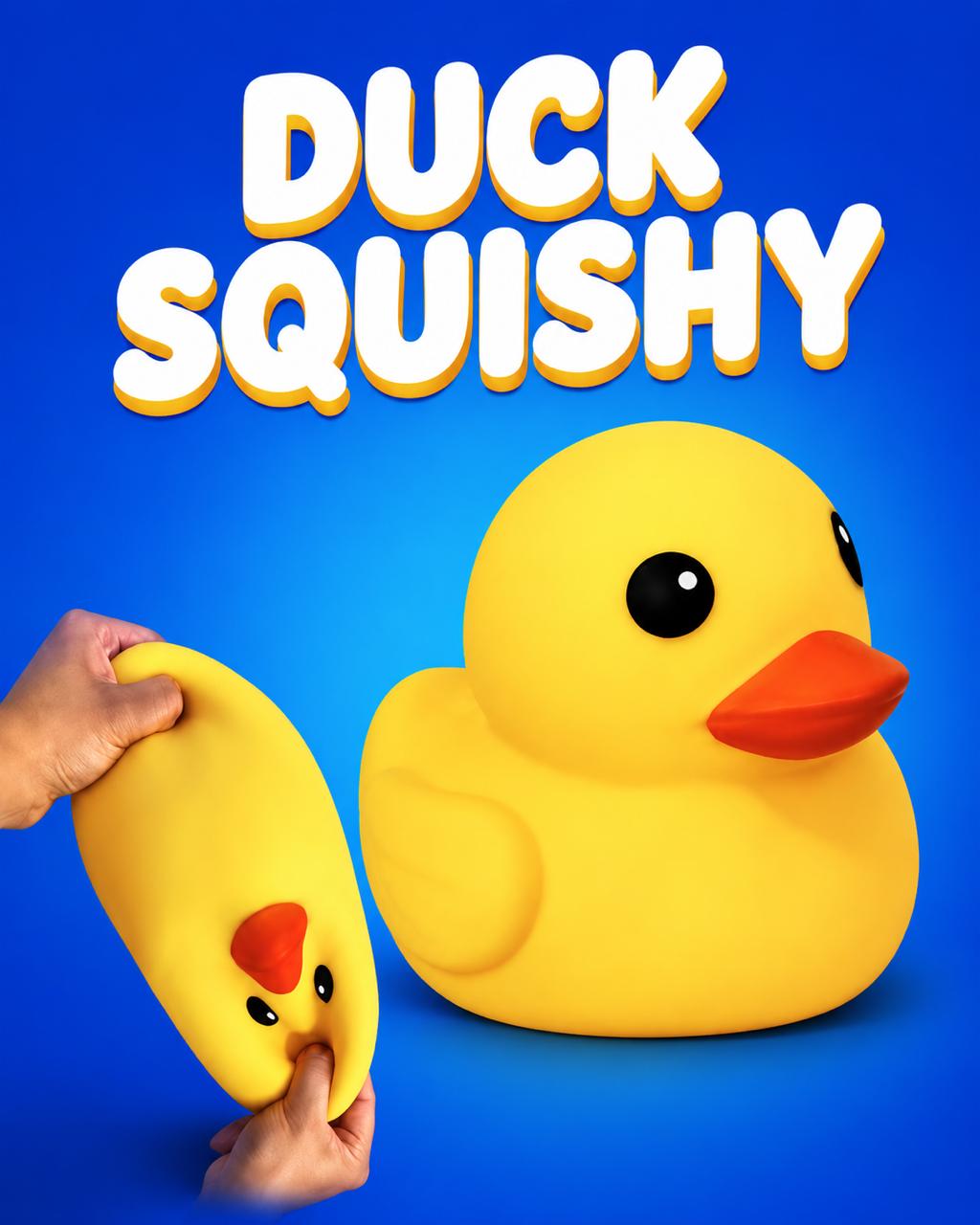 Pato Squishy Jumbo Antiestrés – Juguete Sensorial con Relleno de Espuma
