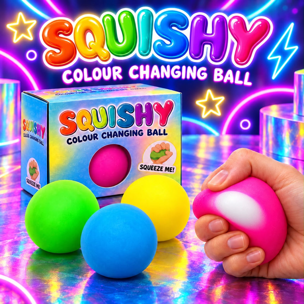 Pelota Squishy Antiestrés – Juguete Sensorial con Relleno de Espuma