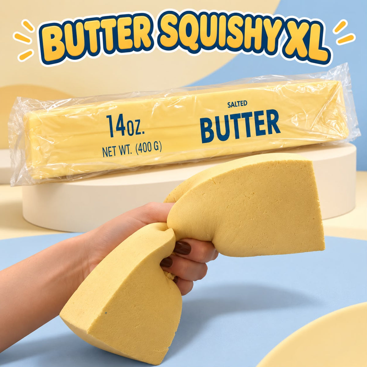 Butter XL Squishy Slow Rise – Tamaño Extra Grande y Textura Suave