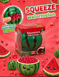 Watermelon Squishy Antiestrés – Juguete Sensorial Apretable Relleno de Bolitas