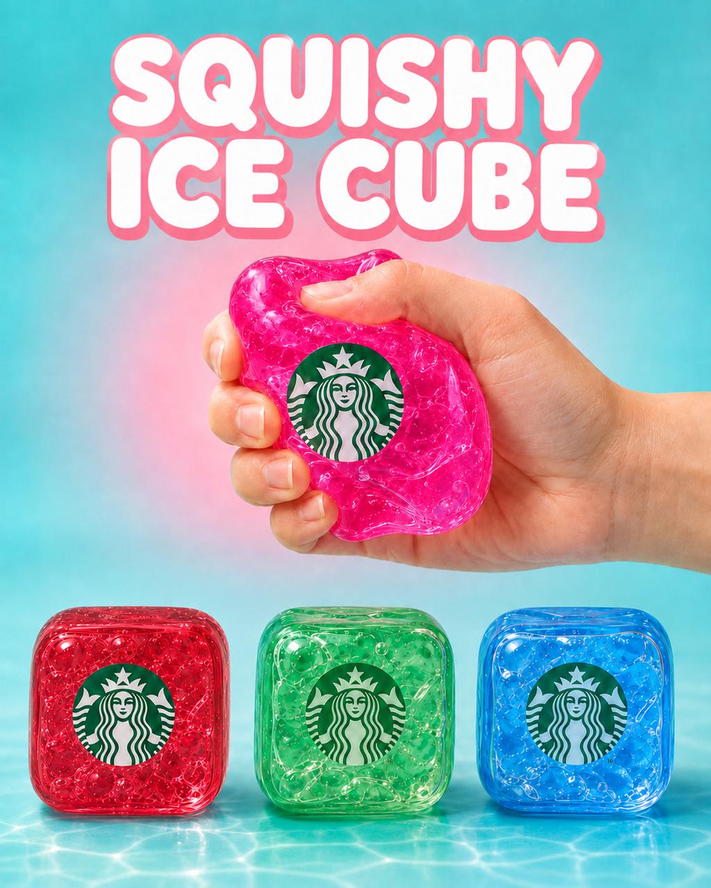Cubo Starbucks Squishy Antiestrés – Juguete Sensorial Tipo Needoh