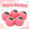 Peach Squishy Antiestrés – Juguete Sensorial con Relleno de Espuma