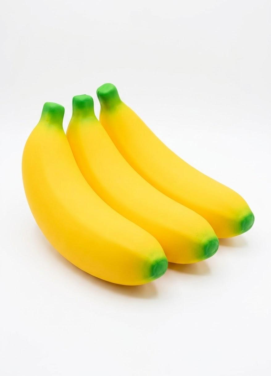 Plátano Jumbo Squishy Antiestrés – Juguete Sensorial con Relleno de Espuma