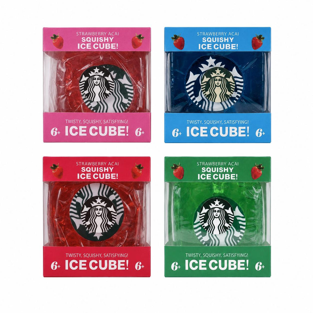 Cubo Starbucks Squishy Antiestrés – Juguete Sensorial Tipo Needoh